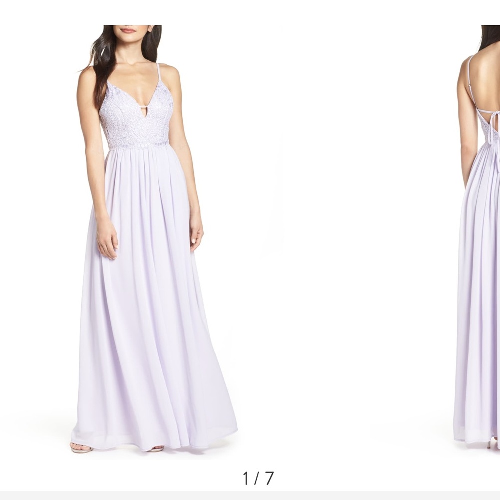 Lulu’s Lavender Prom Dress